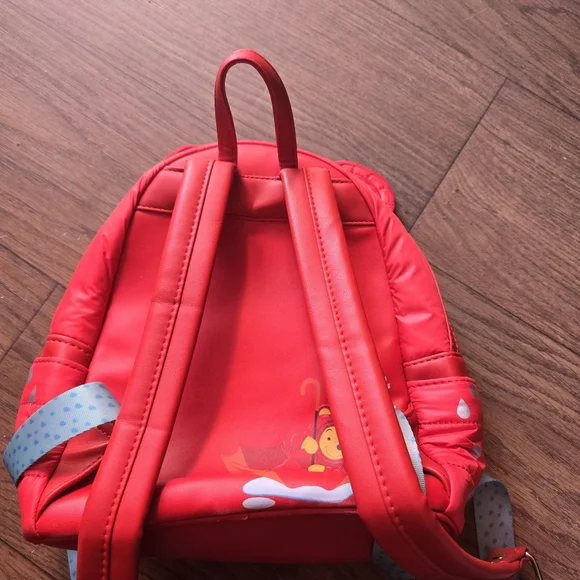 Disney Red Winnie the Pooh Kids Backpack - Picture 5 of 6